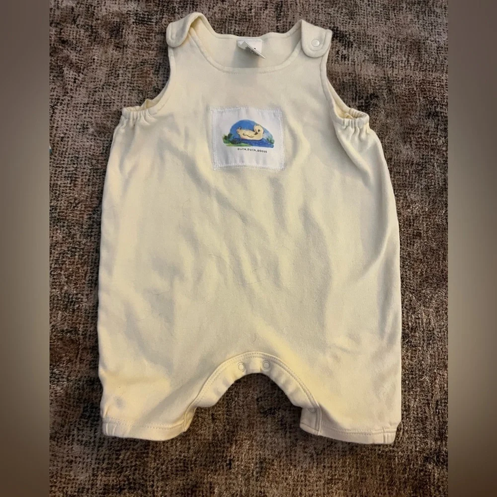 4/$20 BabyGap Yellow Baby Romper Newborn 12-17lbs
